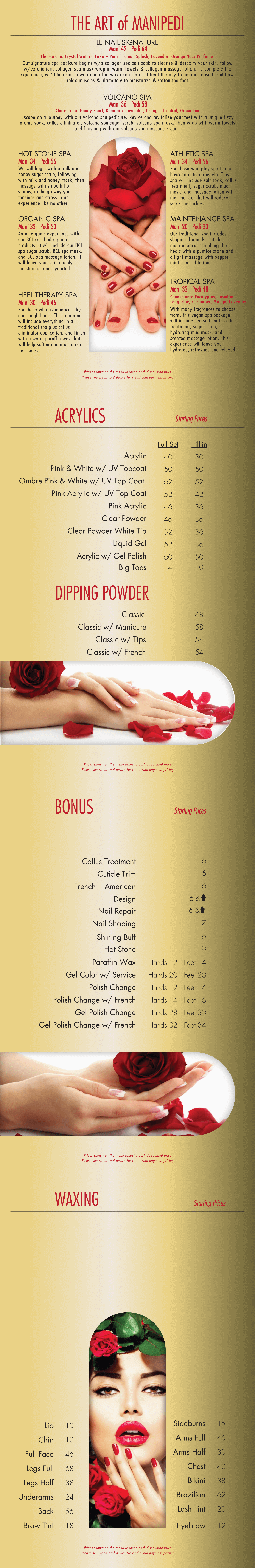 LeNail-Menu - Mobile